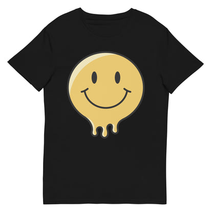 Men's premium cotton t-shirt (Smiley Melt)